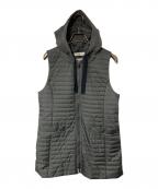 ）の古着「フーデット キルティングベスト」｜グレー