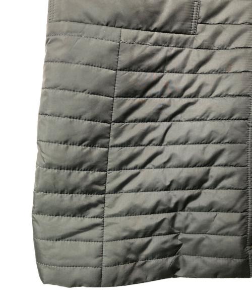 Leilian（レリアン）LEILIAN (レリアン) フーデット キルティングベスト グレー サイズ:9の古着・服飾アイテム