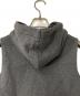 中古・古着 LEILIAN (レリアン) フーデット キルティングベスト グレー サイズ:9：7000円