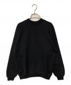 everyoneエブリワン）の古着「ラグランクルーネックスウェット」｜ブラック