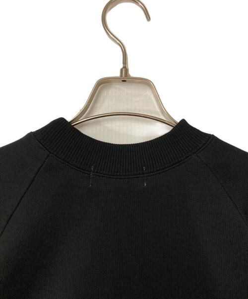 everyone（エブリワン）everyone (エブリワン) ラグランクルーネックスウェット ブラック サイズ:Sの古着・服飾アイテム