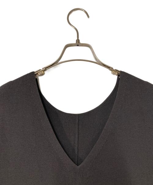 CHAOS（カオス）Chaos (カオス) シルク混ニットオールインワン グレー サイズ:Fの古着・服飾アイテム