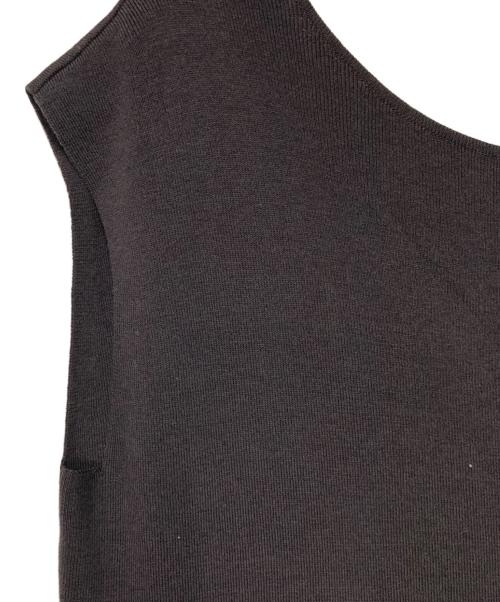 CHAOS（カオス）Chaos (カオス) シルク混ニットオールインワン グレー サイズ:Fの古着・服飾アイテム