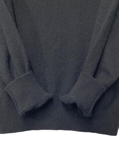 AURALEE（オーラリー）AURALEE (オーラリー) BABY CASHMERE KNIT TURTLE ブラックの古着・服飾アイテム