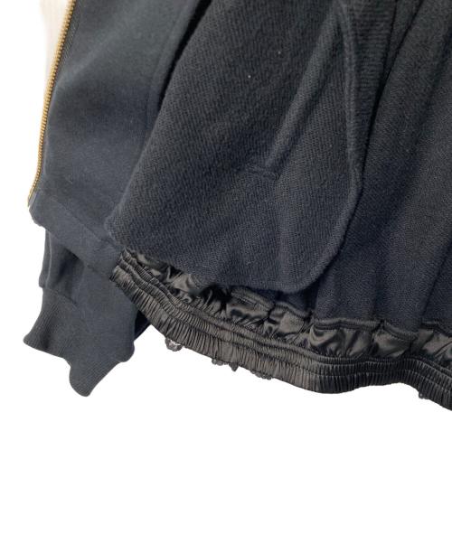 rosy monster（ロージーモンスター）rosy monster (ロージーモンスター) フリルジップジャケット ブラック サイズ:FREEの古着・服飾アイテム