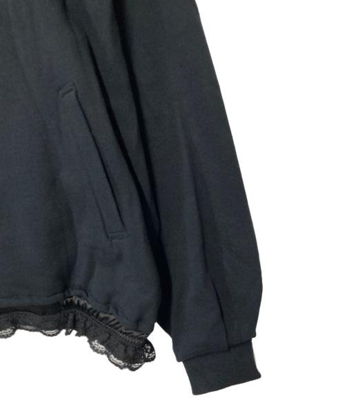 rosy monster（ロージーモンスター）rosy monster (ロージーモンスター) フリルジップジャケット ブラック サイズ:FREEの古着・服飾アイテム