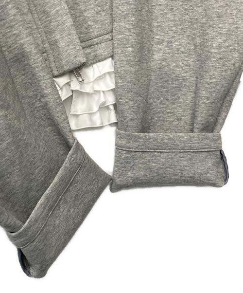 rosy monster（ロージーモンスター）rosy monster (ロージーモンスター) hem frill parker グレー サイズ:Fの古着・服飾アイテム