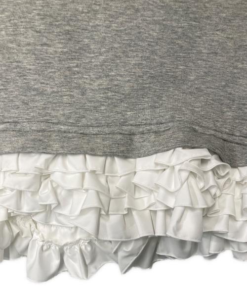 rosy monster（ロージーモンスター）rosy monster (ロージーモンスター) hem frill parker グレー サイズ:Fの古着・服飾アイテム