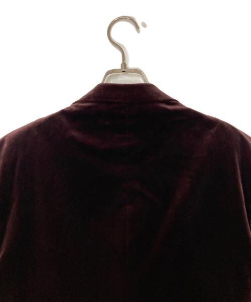 PAUL SMITH（ポールスミス）PAUL SMITH (ポールスミス) NIEDIECK VELVET (ニーディック ベルベット) ベロアテーラードジャケット ブラウン サイズ:Lの古着・服飾アイテム