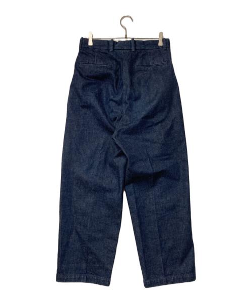 STEVEN ALAN（スティーブンアラン）STEVEN ALAN (スティーブンアラン) 13.5oz デニム インツープリーツ ドレス トラウザーズ インディゴ サイズ:Sの古着・服飾アイテム
