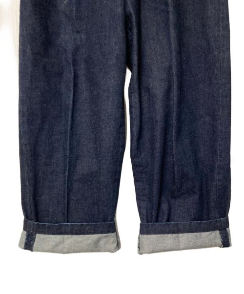 STEVEN ALAN（スティーブンアラン）STEVEN ALAN (スティーブンアラン) 13.5oz デニム インツープリーツ ドレス トラウザーズ インディゴ サイズ:Sの古着・服飾アイテム