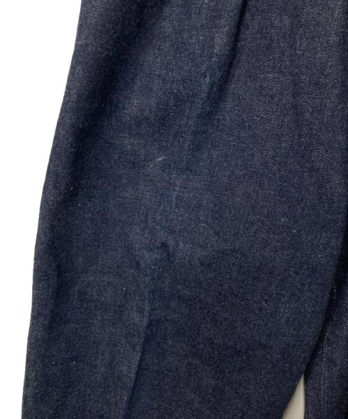 STEVEN ALAN（スティーブンアラン）STEVEN ALAN (スティーブンアラン) 13.5oz デニム インツープリーツ ドレス トラウザーズ インディゴ サイズ:Sの古着・服飾アイテム