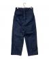 STEVEN ALAN (スティーブンアラン) 13.5oz デニム インツープリーツ ドレス トラウザーズ インディゴ サイズ:S：8000円