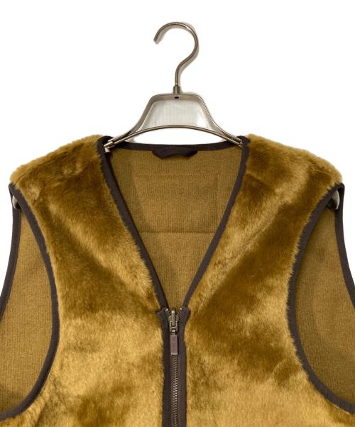 Barbour（バブアー）Barbour (バブアー) SL FUR LINER VEST ブラウン サイズ:38の古着・服飾アイテム