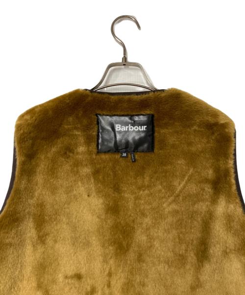 Barbour（バブアー）Barbour (バブアー) SL FUR LINER VEST ブラウン サイズ:38の古着・服飾アイテム
