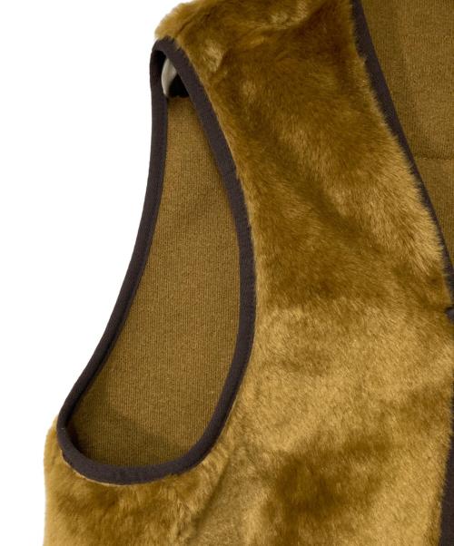 Barbour（バブアー）Barbour (バブアー) SL FUR LINER VEST ブラウン サイズ:38の古着・服飾アイテム
