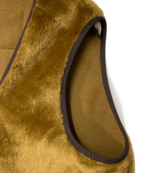 Barbour（バブアー）Barbour (バブアー) SL FUR LINER VEST ブラウン サイズ:38の古着・服飾アイテム