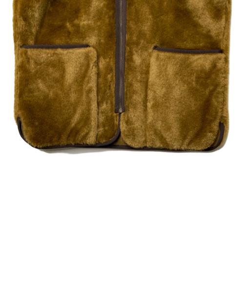 Barbour（バブアー）Barbour (バブアー) SL FUR LINER VEST ブラウン サイズ:38の古着・服飾アイテム
