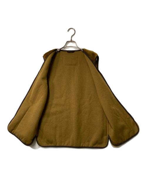 Barbour（バブアー）Barbour (バブアー) SL FUR LINER VEST ブラウン サイズ:38の古着・服飾アイテム