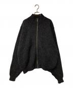 L.L.Beanエルエルビーン）の古着「80~90's USA製 アルパカ混ドライバーズニット 」｜グレー