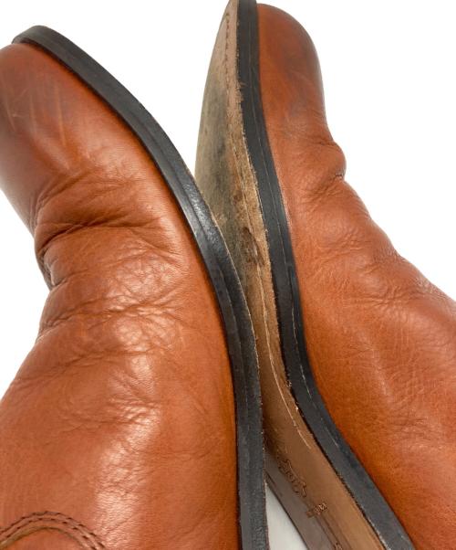 PADRONE（パドローネ）PADRONE (パドローネ) バックジップブーツ ブラウン サイズ:40の古着・服飾アイテム