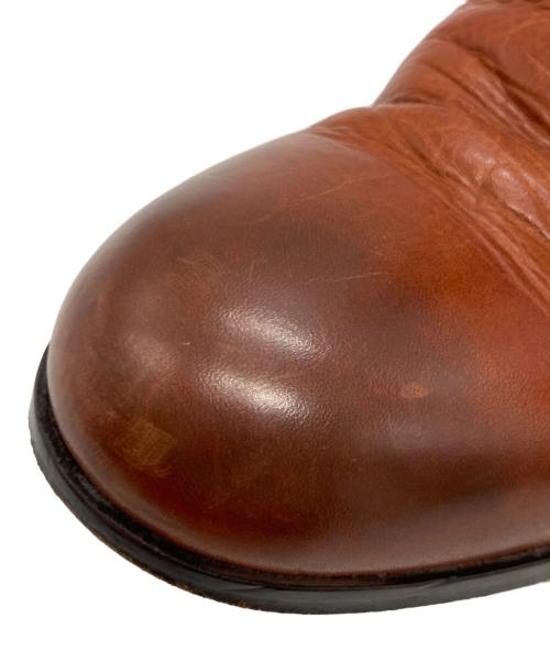 PADRONE（パドローネ）PADRONE (パドローネ) バックジップブーツ ブラウン サイズ:40の古着・服飾アイテム