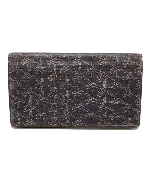 GOYARD（ゴヤール）GOYARD (ゴヤール) モノグラム二つ折り長財布 グレーの古着・服飾アイテム
