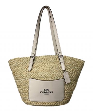 中古・古着通販】COACH (コーチ) ラージ トート ベージュ｜ブランド