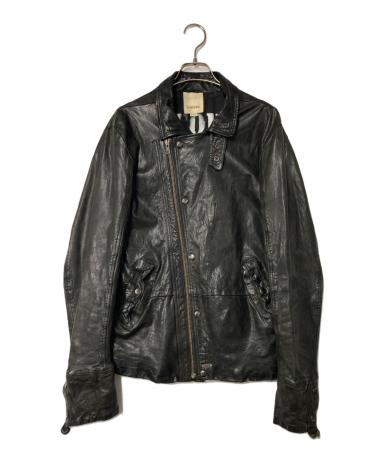 中古・古着通販】DIESEL (ディーゼル) ラムレザーライダースジャケット