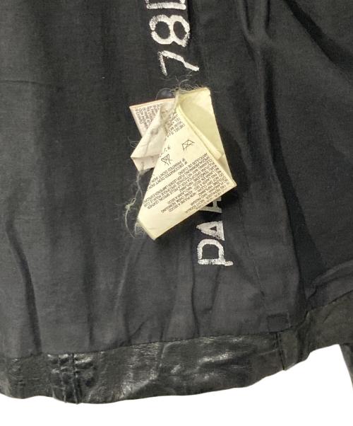 DIESEL（ディーゼル）DIESEL (ディーゼル) ラムレザーライダースジャケット ブラック サイズ:Sの古着・服飾アイテム