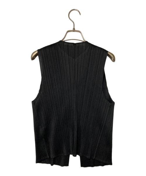 PLEATS PLEASE（プリーツプリーズ）PLEATS PLEASE (プリーツプリーズ) プリーツベスト ブラック サイズ:3の古着・服飾アイテム