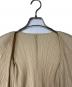 中古・古着 PLEATS PLEASE (プリーツプリーズ) プリーツロングカーディガン ベージュ サイズ:3：11000円
