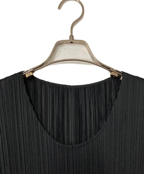 PLEATS PLEASE（プリーツプリーズ）PLEATS PLEASE (プリーツプリーズ) プリーツノースリーブワンピース ブラック サイズ:1の古着・服飾アイテム
