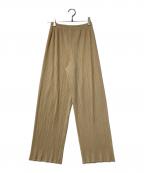 PLEATS PLEASEプリーツプリーズ）の古着「プリーツパンツ」｜ベージュ