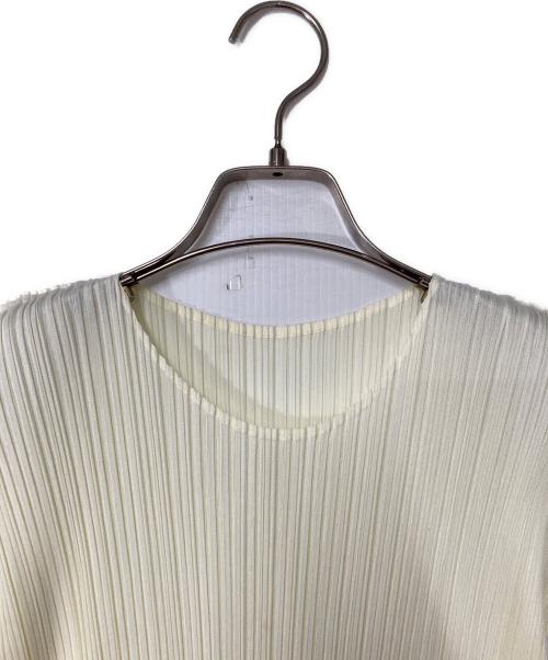 PLEATS PLEASE（プリーツプリーズ）PLEATS PLEASE (プリーツプリーズ) プリーツノースリーブカットソー ベージュ サイズ:3の古着・服飾アイテム