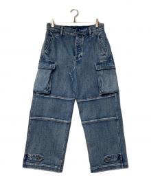 Spick and Span（スピック＆スパン）の古着「5 1/2 CARGO-LINE DENIM」｜インディゴ