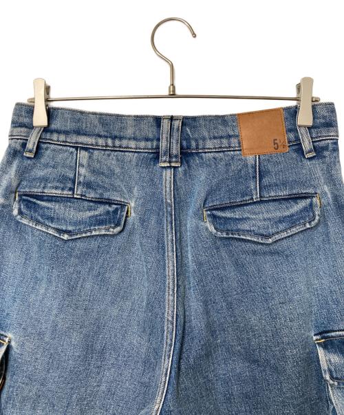 Spick and Span（スピック＆スパン）Spick and Span (スピック＆スパン) 5 1/2 CARGO-LINE DENIM インディゴ サイズ:38の古着・服飾アイテム