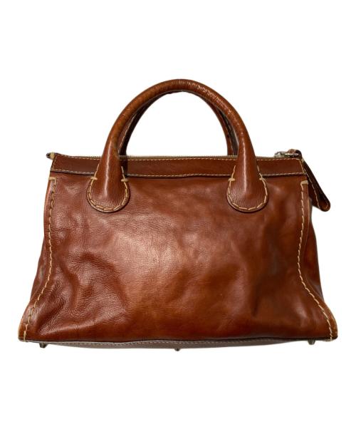 Chloe（クロエ）Chloe (クロエ) エディス 2WAYショルダーバッグ イタリア製 ブラウンの古着・服飾アイテム