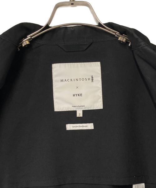 MACKINTOSH（マッキントッシュ）MACKINTOSH (マッキントッシュ) HYKE (ハイク) ゴム引きコート ブラック サイズ:2の古着・服飾アイテム