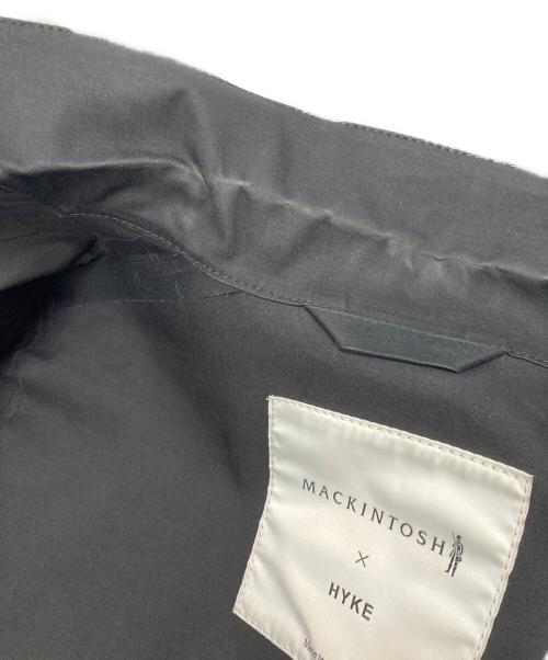 MACKINTOSH（マッキントッシュ）MACKINTOSH (マッキントッシュ) HYKE (ハイク) ゴム引きコート ブラック サイズ:2の古着・服飾アイテム