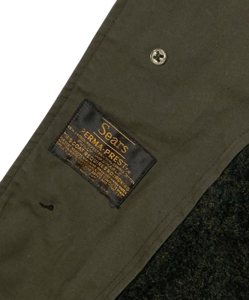 Sears（シアーズ）Sears (シアーズ) ライナー付ステンカラーコート カーキ サイズ:表記無しの古着・服飾アイテム