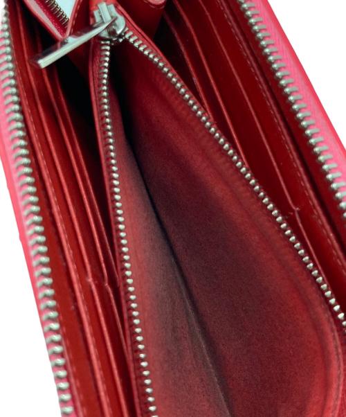 Christian Louboutin（クリスチャン・ルブタン）Christian Louboutin (クリスチャン・ルブタン) スタッズラウンドファスナーウォレット ピンクの古着・服飾アイテム