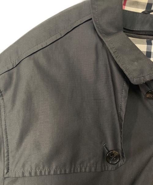 BURBERRY LONDON（バーバリーロンドン）BURBERRY LONDON (バーバリーロンドン) ダウンライナー付ステンカラーコート グレー サイズ:LLの古着・服飾アイテム