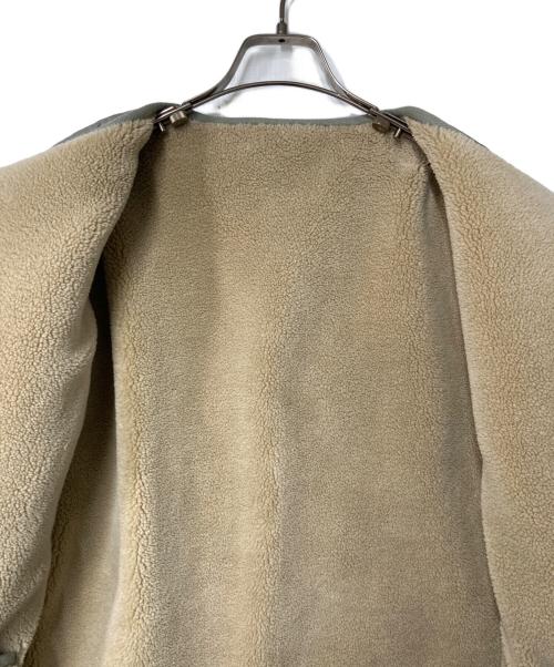 TAION（タイオン）TAION (タイオン) ミリタリー リバーシブル クルーネック ダウンジャケット ベージュ サイズ:Sの古着・服飾アイテム