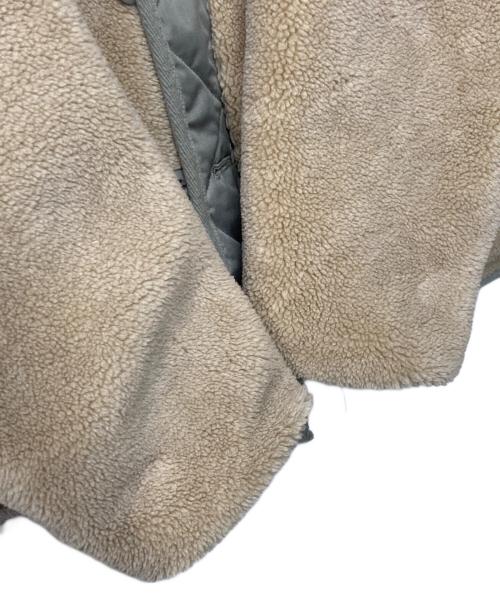 TAION（タイオン）TAION (タイオン) ミリタリー リバーシブル クルーネック ダウンジャケット ベージュ サイズ:Sの古着・服飾アイテム