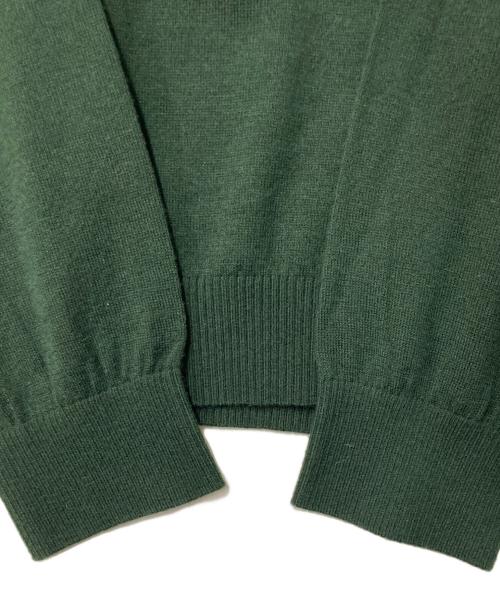 NEMIKA（ネミカ）NEMIKA (ネミカ) メッセージクルーネックニット グリーン サイズ:5の古着・服飾アイテム