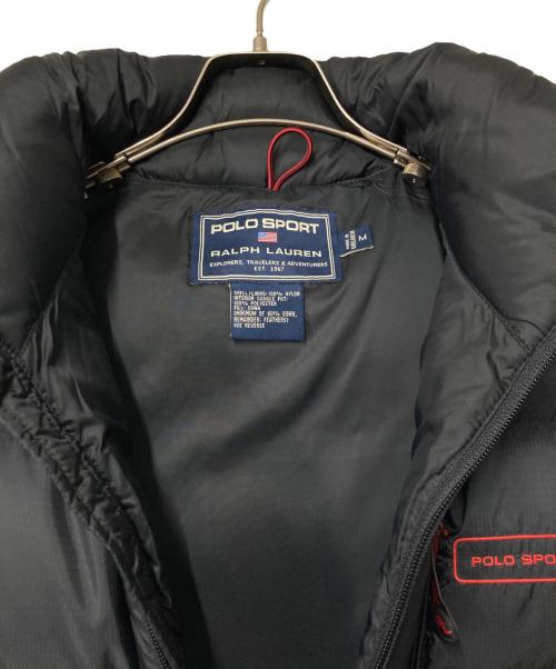 POLO SPORT（ポロスポーツ）POLO SPORT (ポロスポーツ) フーデッドダウンベスト ネイビー サイズ:Mの古着・服飾アイテム