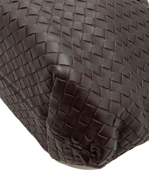 BOTTEGA VENETA（ボッテガベネタ）BOTTEGA VENETA (ボッテガベネタ) カプリ イントレチャート トートバッグ  ブラウンの古着・服飾アイテム