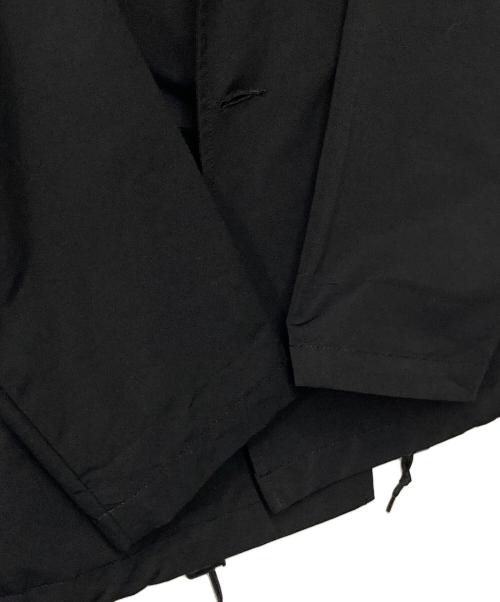 TRAVAIL MANUEL（トラバイユマニュアル）TRAVAIL MANUEL (トラバイユマニュアル) コーデュラ 64クロス ボタン パーカージャケット ブラック サイズ:FREEの古着・服飾アイテム