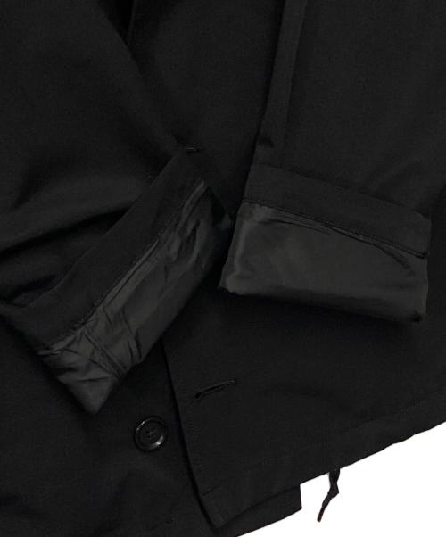 TRAVAIL MANUEL（トラバイユマニュアル）TRAVAIL MANUEL (トラバイユマニュアル) コーデュラ 64クロス ボタン パーカージャケット ブラック サイズ:FREEの古着・服飾アイテム